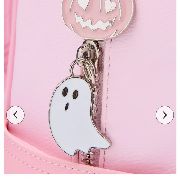 Disney NWT  The Aristocats Marie Halloween Pink Mini Backpack W/wallet